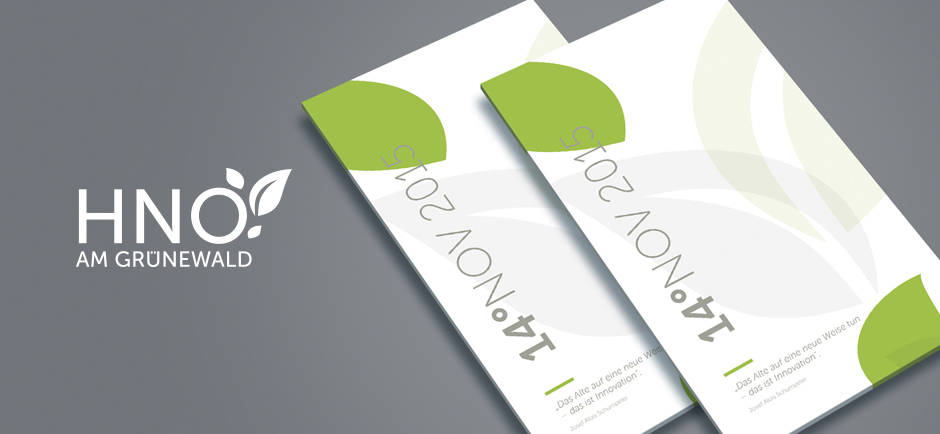 Corporate Design, Medizin, Web, HNO Praxis Solingen